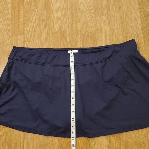 Anne Cole Plus Size Swim Skirt size 22W in Navy - Picture 8 of 12